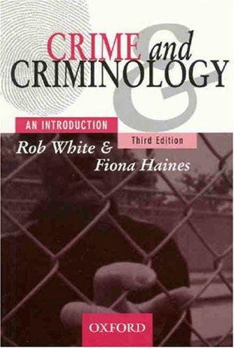 Cover of Crime and criminology