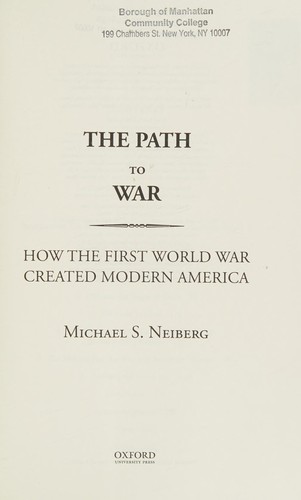 Cover of The path to war