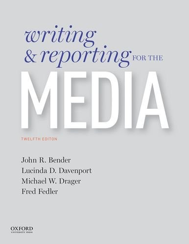 Cover of Writing and Reporting for the Media