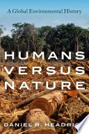 Cover of Humans Versus Nature
