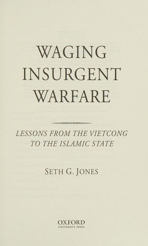Cover of Waging Insurgent Warfare