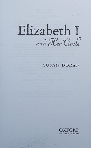 Cover of Elizabeth I and her circle