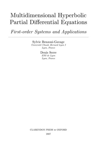 Cover of Multidimensional hyperbolic partial differential equations