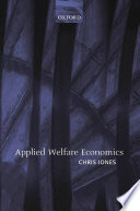 Cover of Applied Welfare Economics