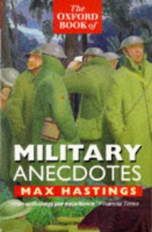 Cover of The Oxford Book of Military Anecdotes
