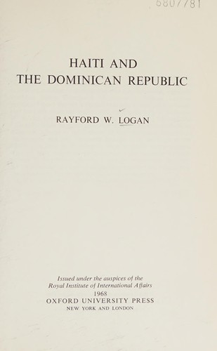 Cover of Haiti and the Dominican Republic
