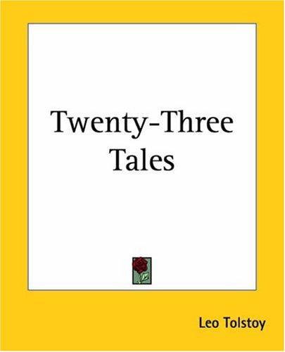 Cover of Twenty-three tales