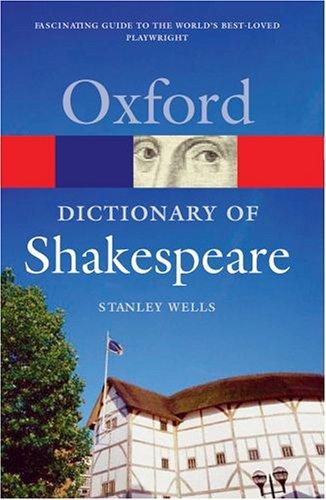 Cover of A Dictionary of Shakespeare
