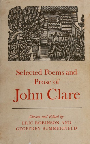 Cover of Selected Poems and Prose of John Clare