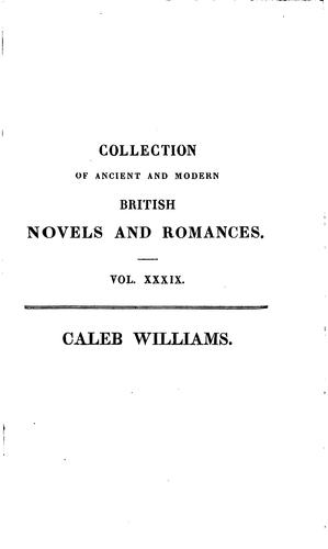 Cover of Caleb Williams