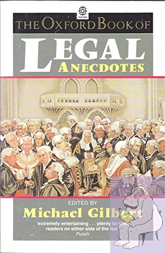 Cover of The Oxford Book of Legal Anecdotes