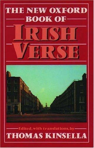 Cover of The New Oxford Book of Irish Verse
