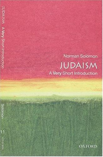 Cover of Judaism: A Very Short Introduction