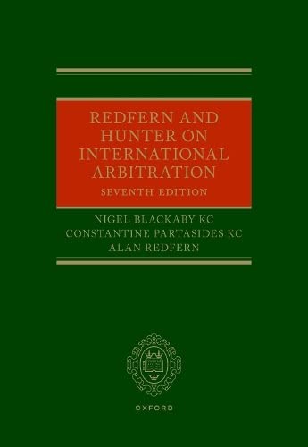 Cover of Redfern and Hunter on International Arbitration