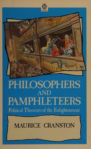 Cover of Philosophers and pamphleteers