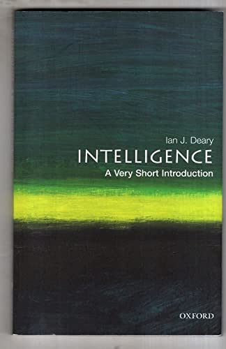 Cover of Intelligence: A Very Short Introduction