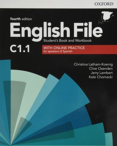 Cover of English File 4th Edition C1.1. Student's Book and Workbook with Key Pack