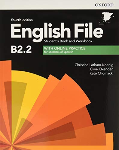 Cover of English File 4th Edition B2.2. Student's Book and Workbook with Key Pack