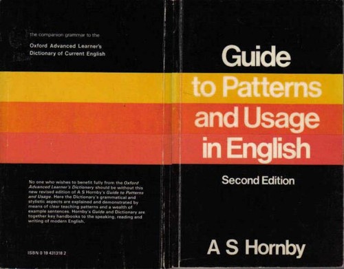 Cover of A guide to patterns and usage in English