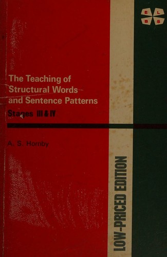 Cover of The teaching of structural words and sentence patterns