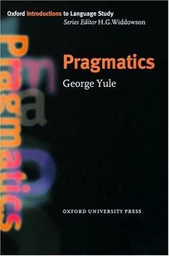 Cover of Pragmatics