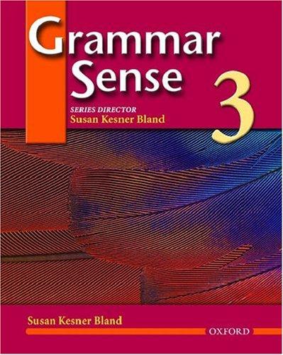Cover of Grammar Sense 3