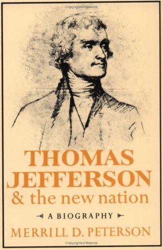 Cover of Thomas Jefferson and the new nation
