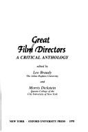 Cover of Great film directors
