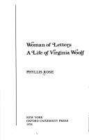 Cover of Woman of letters