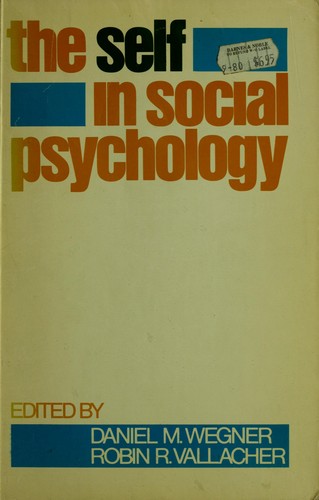 Cover of The Self in social psychology