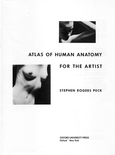 Cover of Atlas of human anatomy for the artist