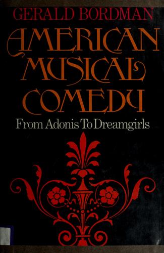 Cover of American musical comedy