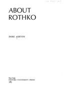 Cover of About Rothko