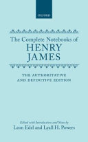Cover of The Complete Notebooks of Henry James