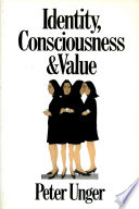 Cover of Identity, Consciousness, and Value