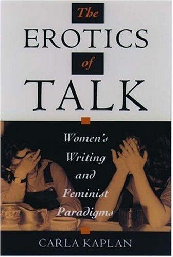 Cover of The erotics of talk