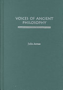 Cover of Voices of Ancient Philosophy