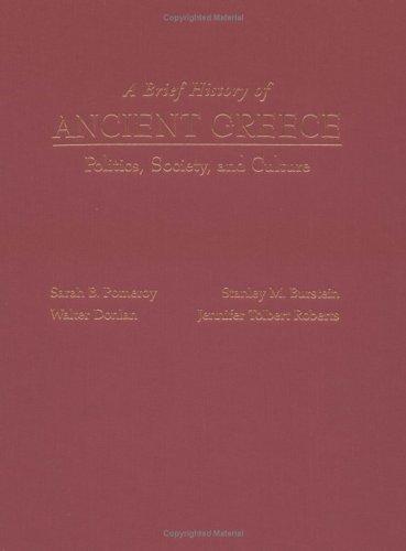 Cover of A brief history of ancient Greece