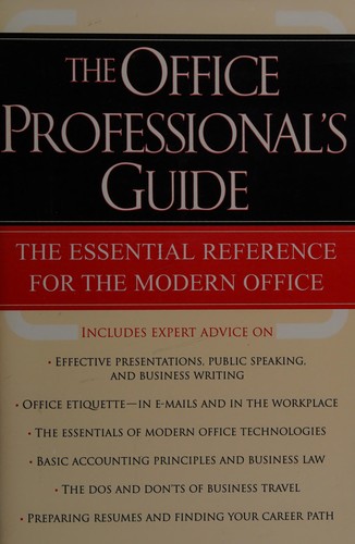 Cover of The office professional's guide