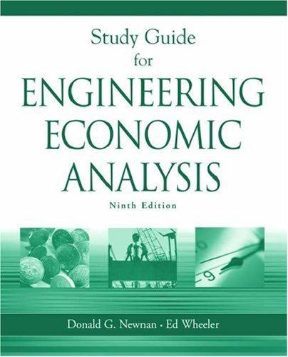Cover of Study guide for Engineering economic analysis 9th ed.,Donald G. Newnan, Ted G. Eschenbach, Jerome P. Lavelle