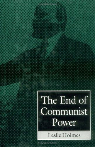 Cover of The end of Communist power