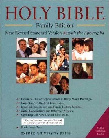 Cover of The Holy Bible with Apocrypha, Family Edition