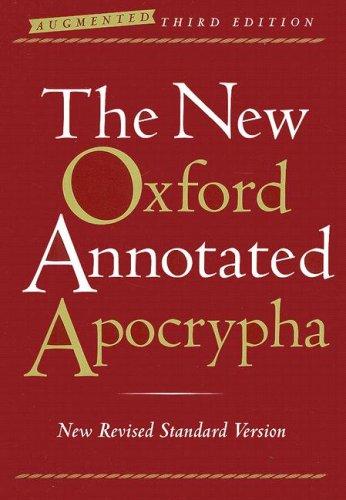 Cover of The New Oxford Annotated Apocrypha, Augmented Third Edition, New Revised Standard Version