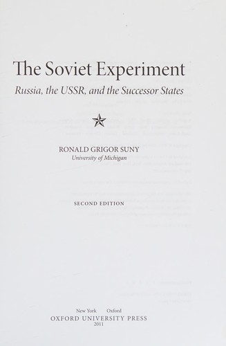 Cover of The Soviet Experiment