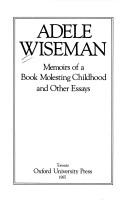 Cover of Memoirs of a book molesting childhood and other essays