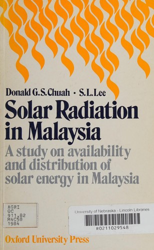 Cover of Solar radiation in Malaysia