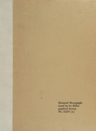 Cover of A bibliography of the English printed drama to the Restoration