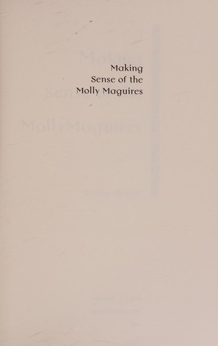 Cover of Making Sense of the Molly Maguires