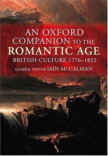 Cover of An Oxford companion to the Romantic Age