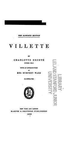 Cover of Villette
